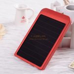 Slim solar portable 2600mah solar power bank charger 90078