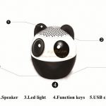 Mini panda shaped bluetooth speaker29002